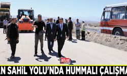 Van Sahil Yolu'nda hummalı çalışma…