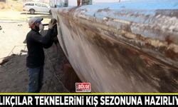 Vanlı balıkçılar teknelerini kış sezonuna hazırlıyor