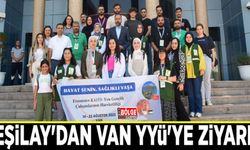 Yeşilay'dan Van YYÜ'ye ziyaret