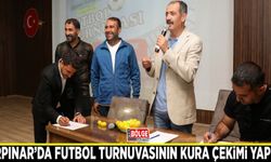 Gürpınar’da futbol turnuvasının kura çekimi yapıldı