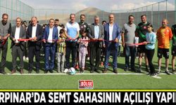 Gürpınar’da semt sahasının açılışı yapıldı