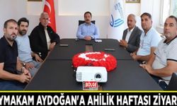Kaymakam Aydoğan'a Ahilik Haftası ziyareti