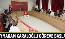 Kaymakam Karaloğlu göreve başladı