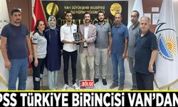 KPSS Türkiye birincisi Van’dan…