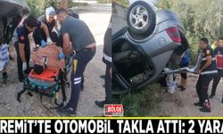 Otomobil takla attı: 2 yaralı