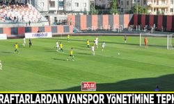 Taraftarlardan Vanspor yönetimine tepki…