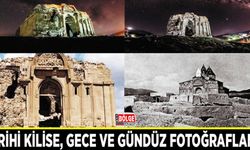 Tarihi kilise, gece ve gündüz fotoğraflandı