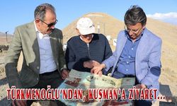 Türkmenoğlu'ndan, 61 yıllık bekçiye ziyaret...