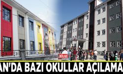 Van'da bazı okullar açılamadı