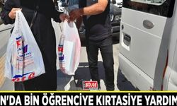 Van'da bin öğrenciye kırtasiye yardımı...