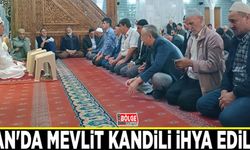 Van'da Mevlit Kandili ihya edildi