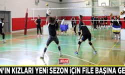 Van'ın kızları yeni sezon için file başına geçti
