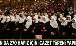 Van’da 270 hafız için icazet töreni yapıldı