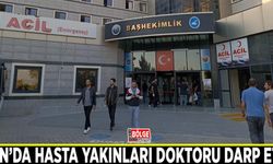 Van’da hasta yakınları doktoru darp etti