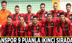 Vanspor 9 puanla ikinci sırada…