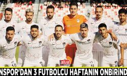 Vanspor'dan 3 futbolcu haftanın onbirinde...