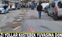 Bazı yollar köstebek yuvasına döndü