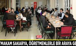 Çatak Kaymakamı Sakarya, öğretmenlerle bir araya geldi