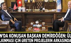 Demirdöğen: Ülke kalkınması için üreten projelerin arkasındayız