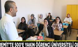 Edremit’te 500’e yakın öğrenci üniversiteli oldu