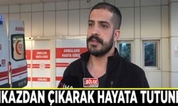 Enkazdan çıkarak hayata tutundu