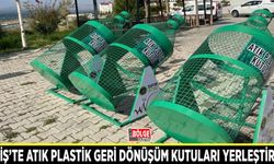 Erciş’te atık plastik geri dönüşüm kutuları yerleştirildi
