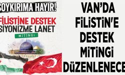Filistin'e destek mitingi düzenlenecek