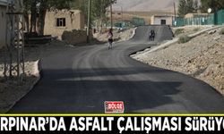 Gürpınar’da asfalt çalışması sürüyor
