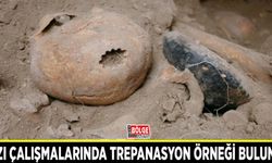 Kazı çalışmalarında trepanasyon örneği bulundu