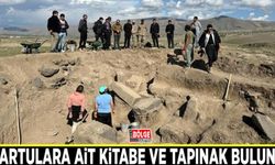 Körzüt Kalesi’nde Urartulara ait kitabe ve tapınak bulundu