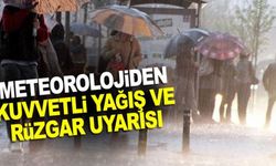 Meteorolojiden kuvvetli yağış ve rüzgar uyarısı