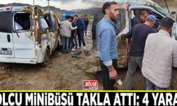 Özalp'ta yolcu minibüsü takla attı: 4 yaralı