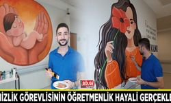 Temizlik görevlisinin öğretmenlik hayali gerçekleşti