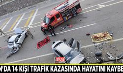 Van'da 14 kişi trafik kazasında hayatını kaybetti