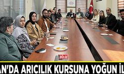 Van'da arıcılık kursuna yoğun ilgi