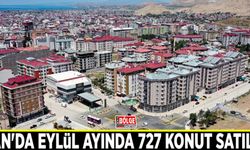 Van'da Eylül ayında 727 konut satıldı