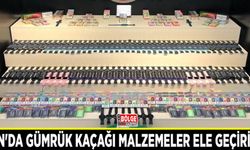 Van'da gümrük kaçağı malzemeler ele geçirildi