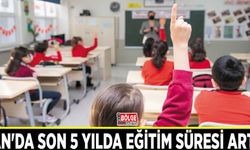 Van'da son 5 yılda eğitim süresi arttı