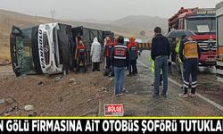 Van Gölü firmasına ait otobüs şoförü tutuklandı