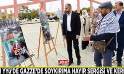 Van YYÜ’de Gazze’de soykırıma hayır sergisi ve kermes