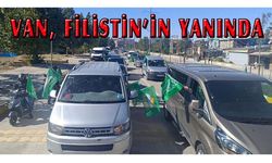 Van’da, Filistin’e destek konvoyu…