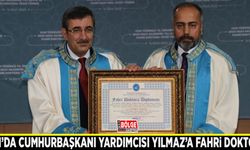 Van’da Cumhurbaşkanı Yardımcısı Yılmaz’a Fahri Doktora