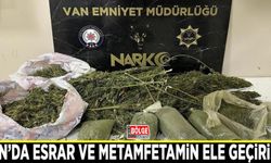 Van’da esrar ve metamfetamin ele geçirildi