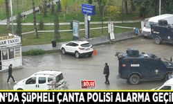 Van’da şüpheli çanta polisi alarma geçirdi
