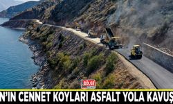 Van’ın cennet koyları asfalt yola kavuştu