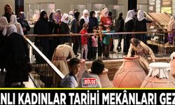Vanlı kadınlar tarihi mekânları gezdi