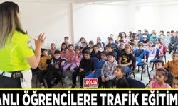 Vanlı öğrencilere trafik eğitimi…