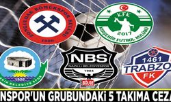 Vanspor'un grubundaki 5 takıma ceza…