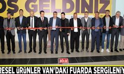 Yöresel ürünler Van'daki fuarda sergileniyor