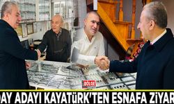Aday Adayı Kayatürk'ten esnafa ziyaret